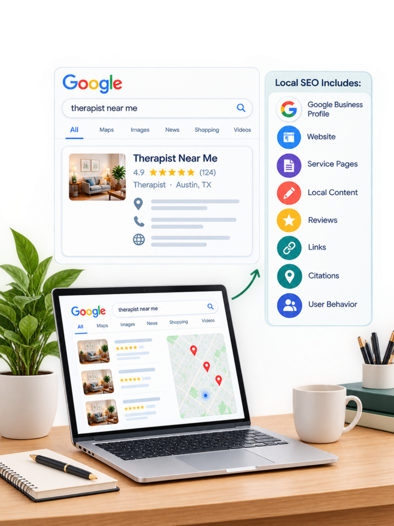 local seo for therapists